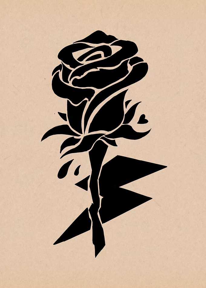 Lightening Struck Rose