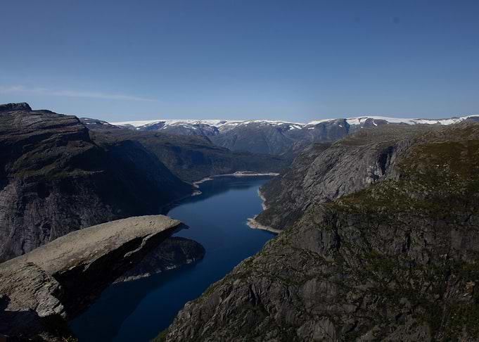 Trolltunga mountain view
