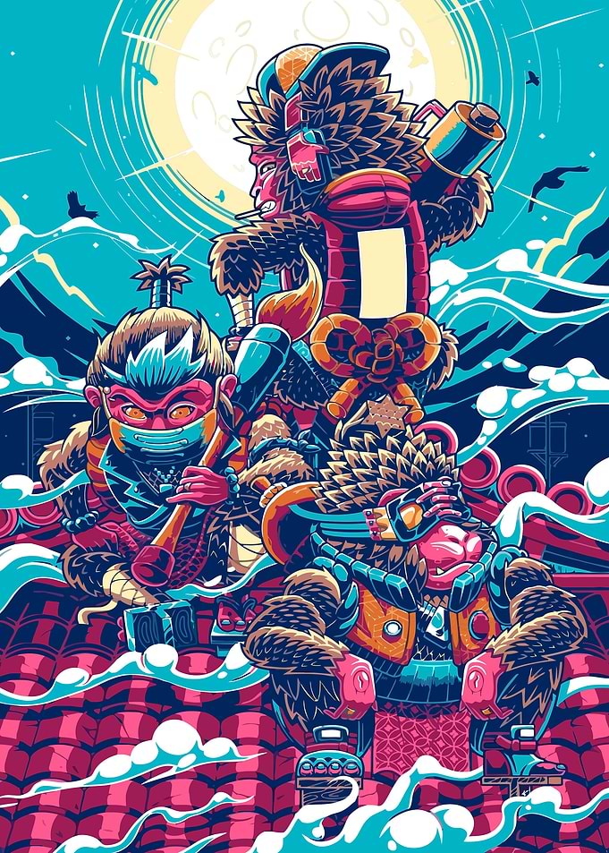 Samurai Monkeys