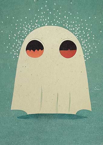 Cute ghost monster