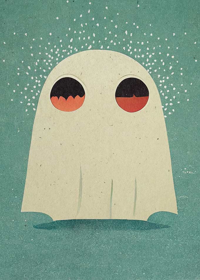 Cute ghost monster