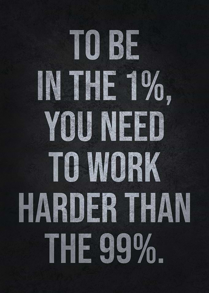 To Be In The One Percent