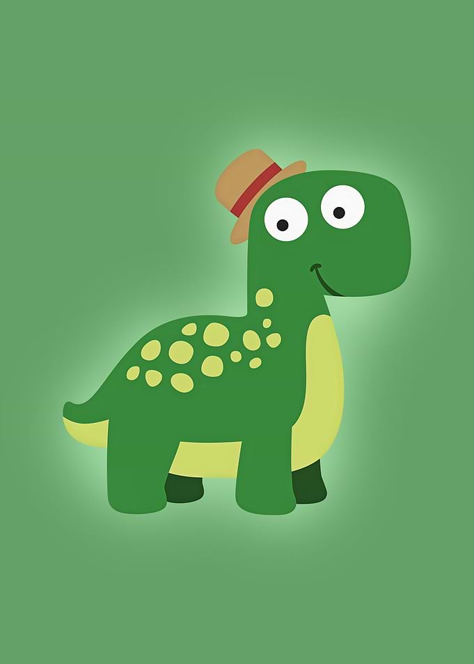 Cute baby dino