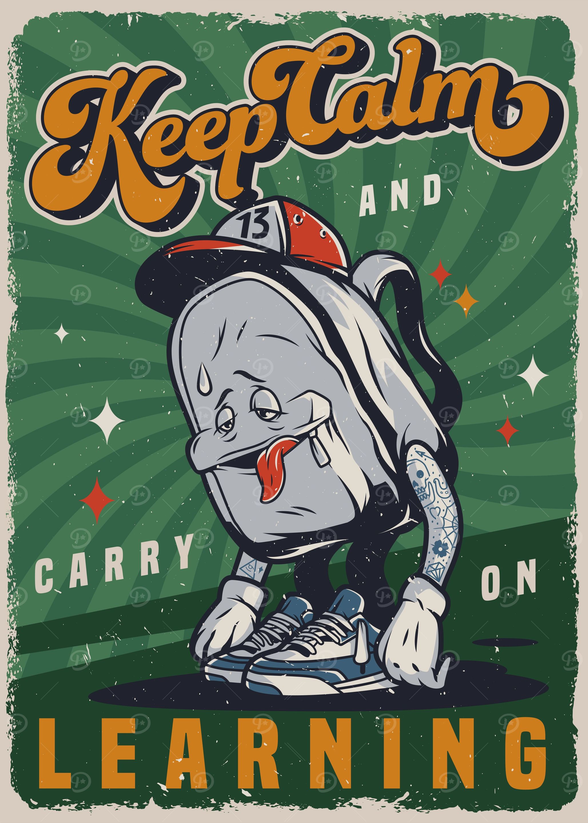 Vintage colorful Poster