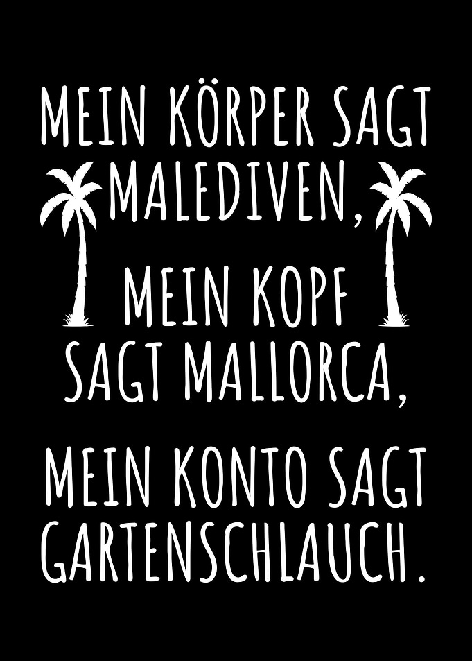 Malediven Mallorca Garten