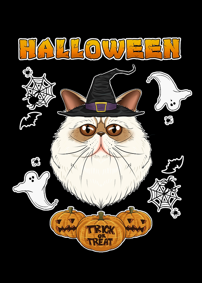 Himalayan Cat Halloween