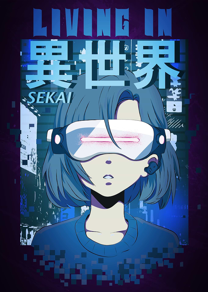 Virtual Reality Anime Girl