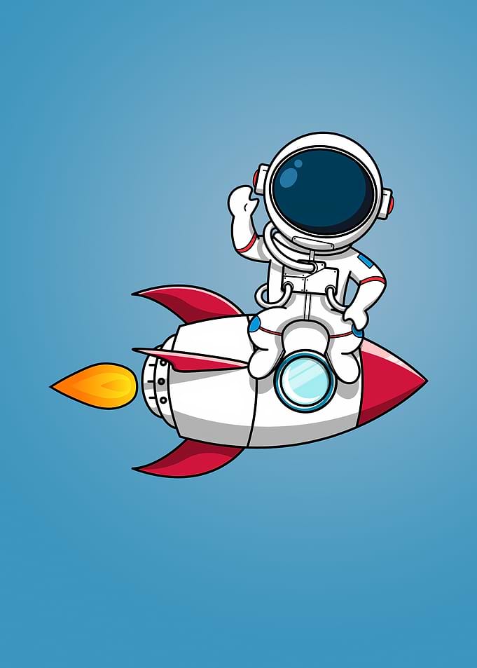 Astronaut chilling