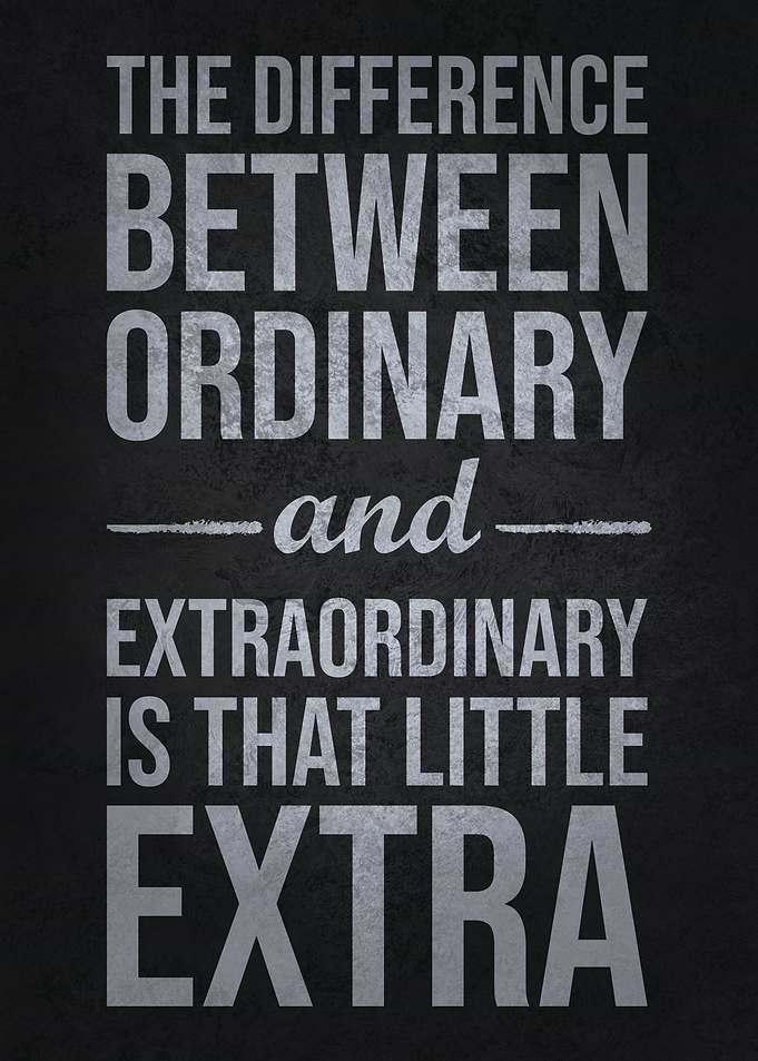 Ordinary vs Extraordinary