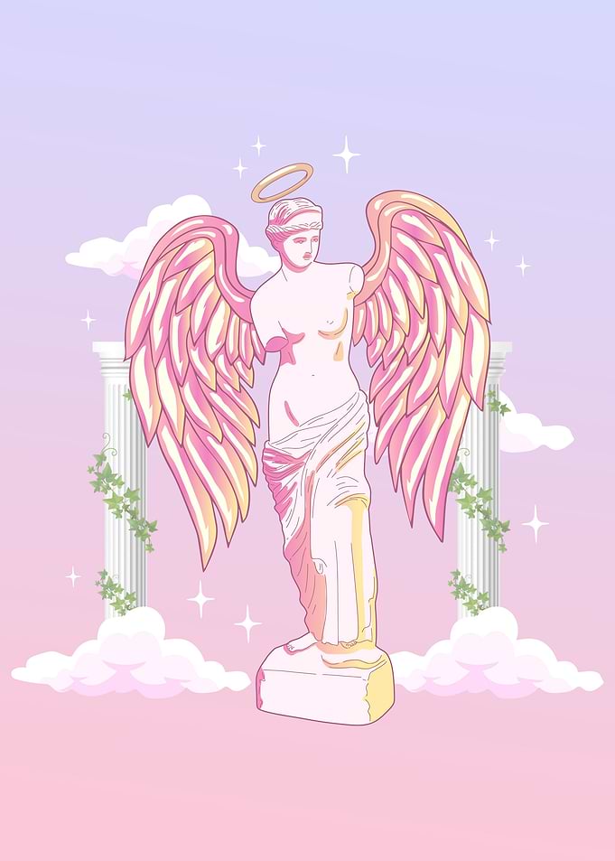 Angelcore Aesthetic Angel