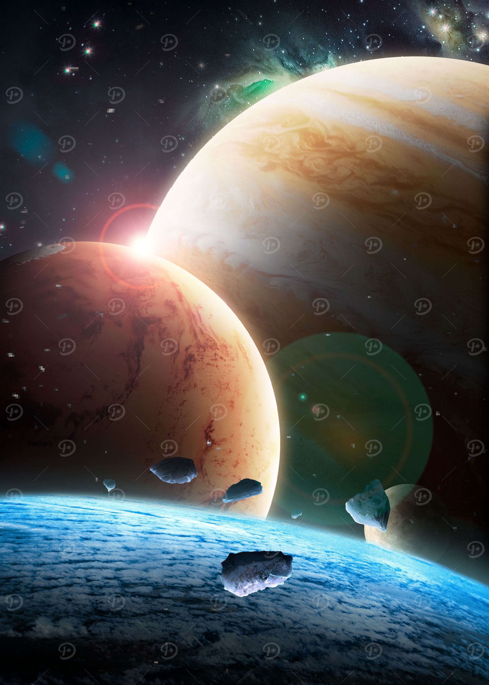 Planets alignment