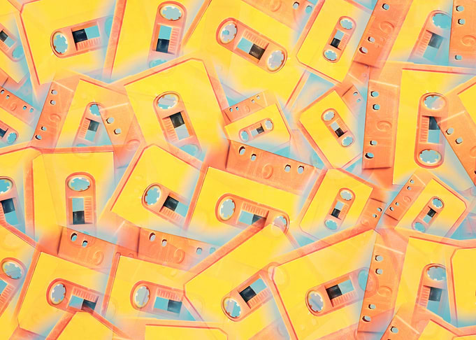 Cassette carpet tapes ligh