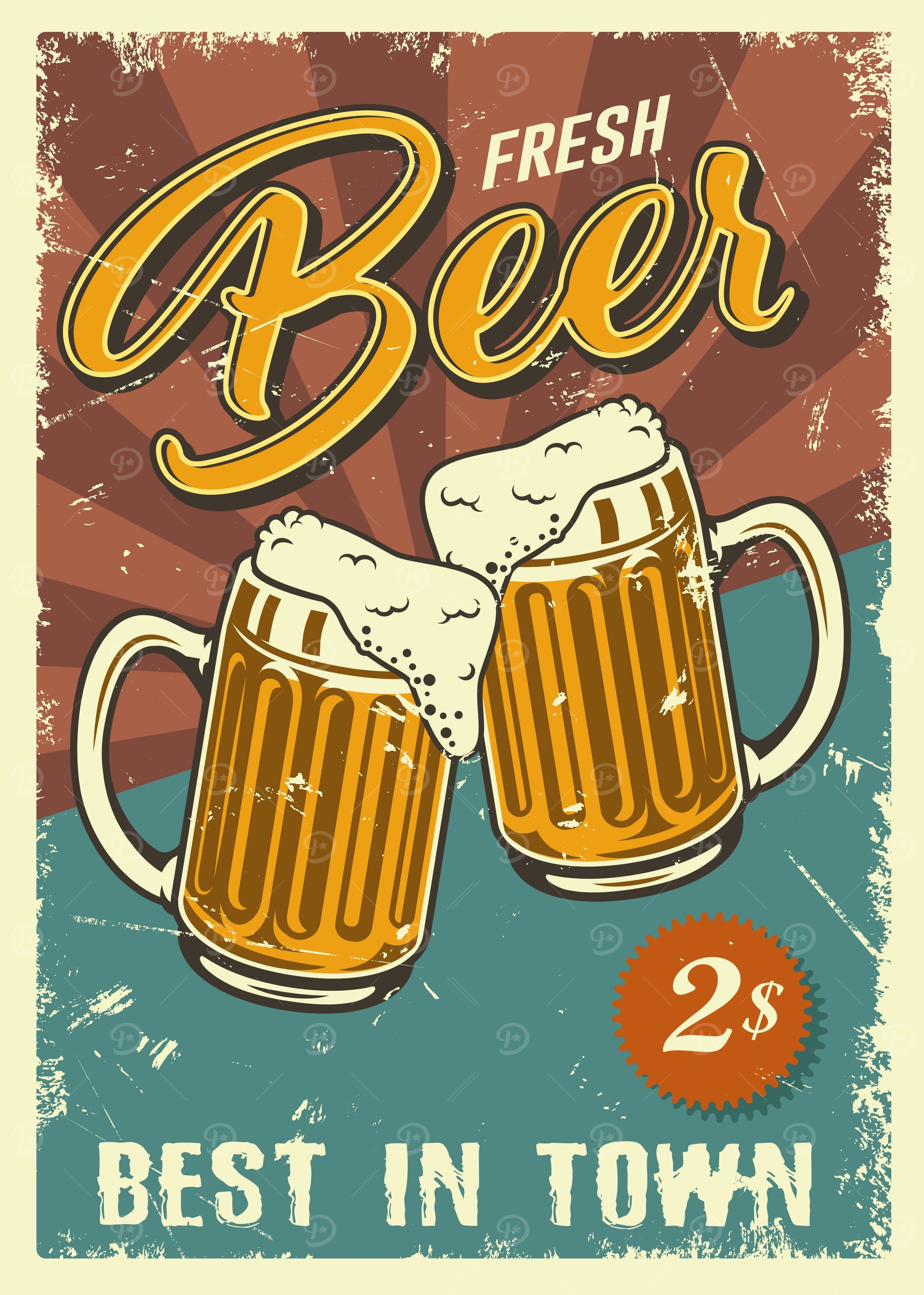 Vintage Beer Poster