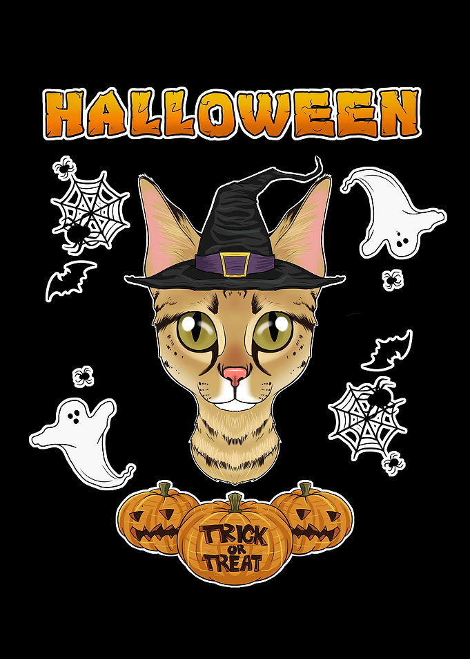 Savannah Cat Halloween