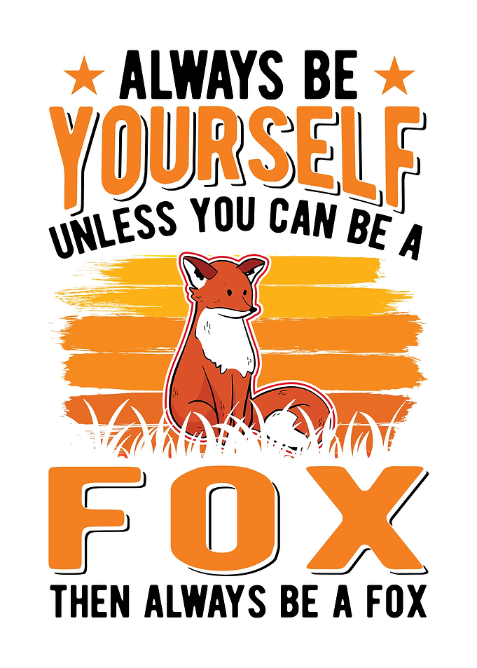 Cute Red Fox Gift