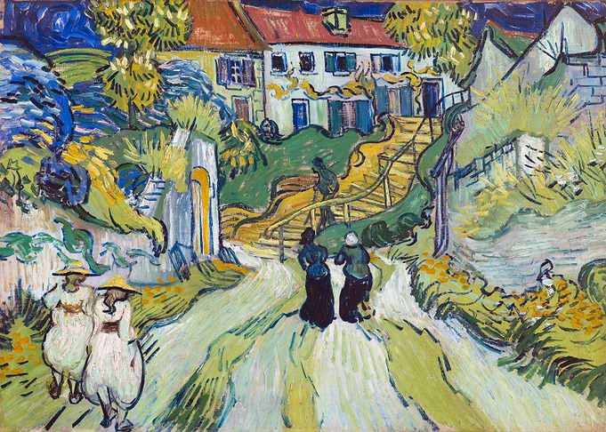 Stairway at Auvers 1890