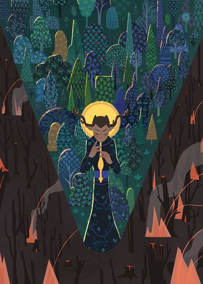 the god of the forest