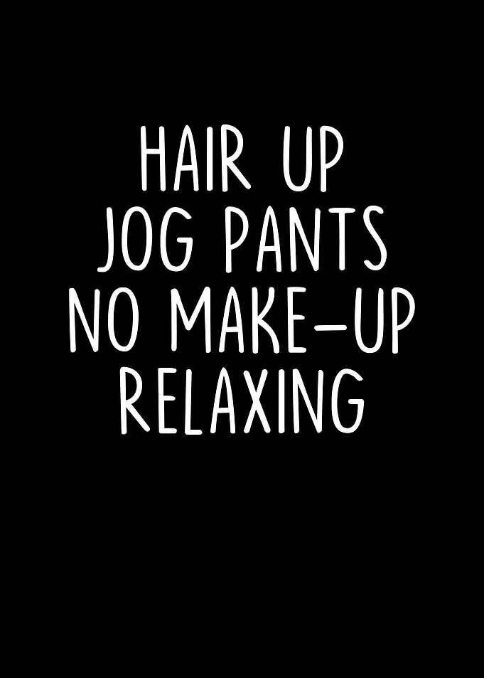 Hair Up Jog Pants No