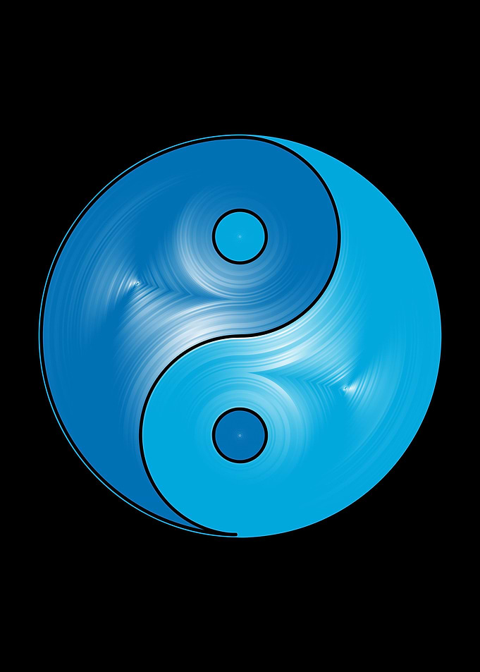 water and air yn yang
