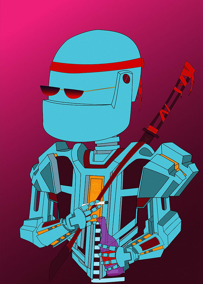 Ninjabot on break