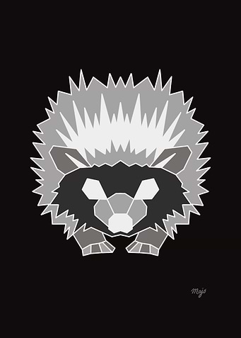 Hedgehog Black