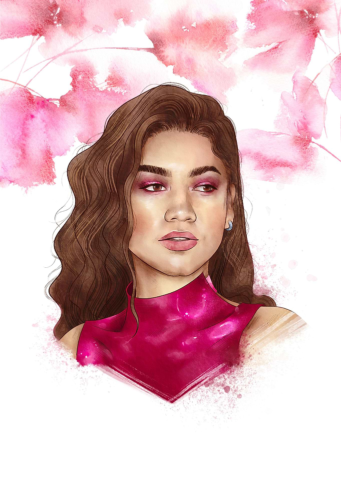 Zendaya in Pink