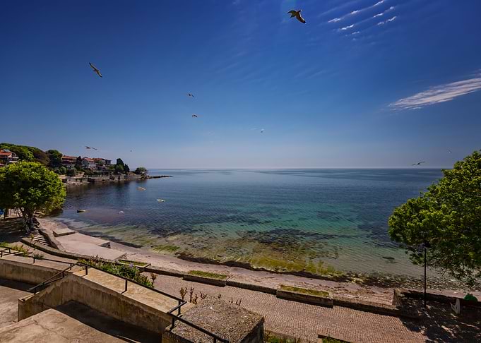 Seascape, coast, Bulgaria