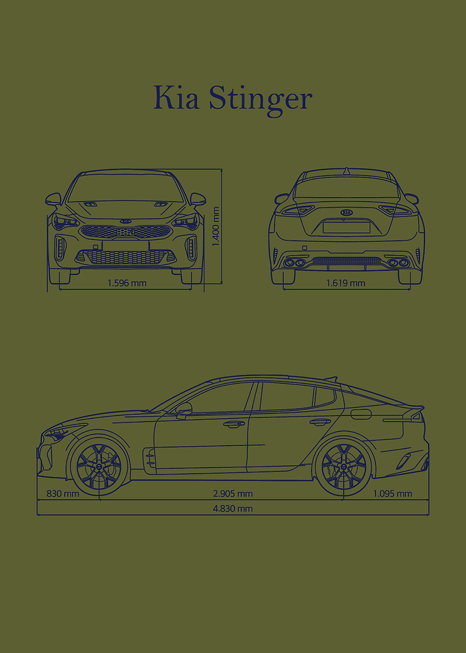 Kia Stinger 2019 Blueprint