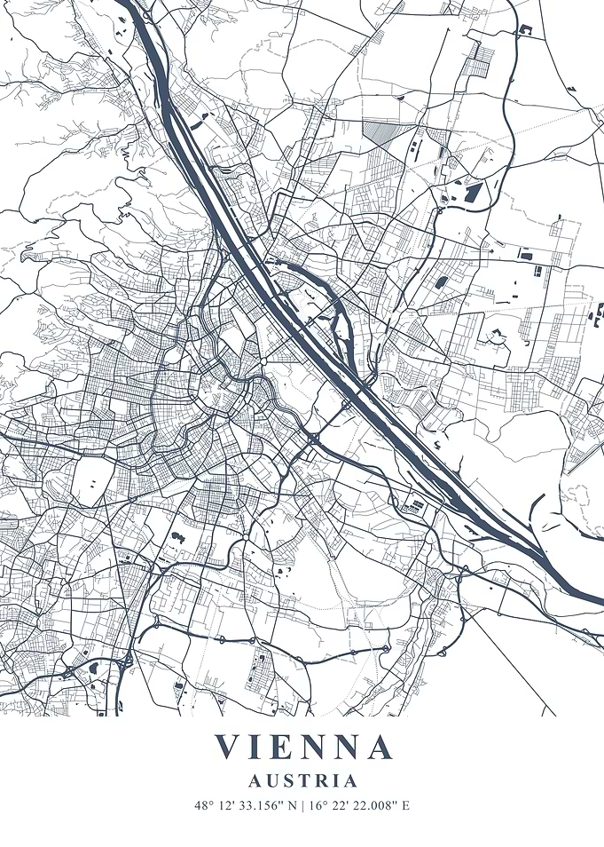 Vienna Ash Plane Map