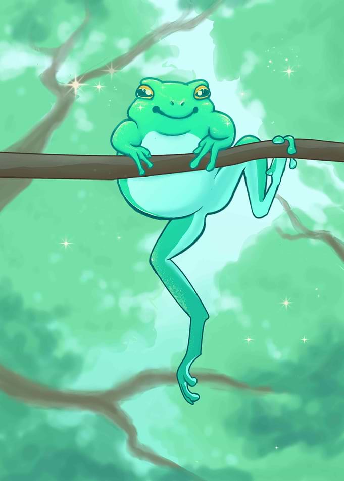 Hang In There Froggy