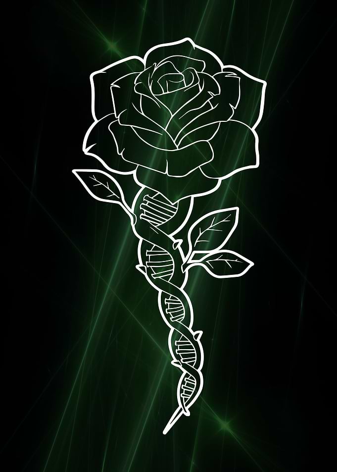 Biopunk Rose DNA