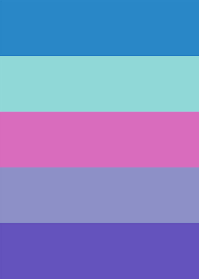 pastel color pop art