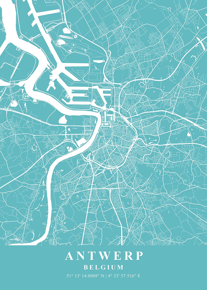 Antwerp Ash Plane Map