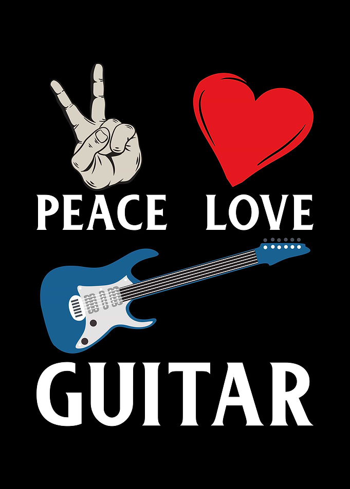 Peace Love Guitar