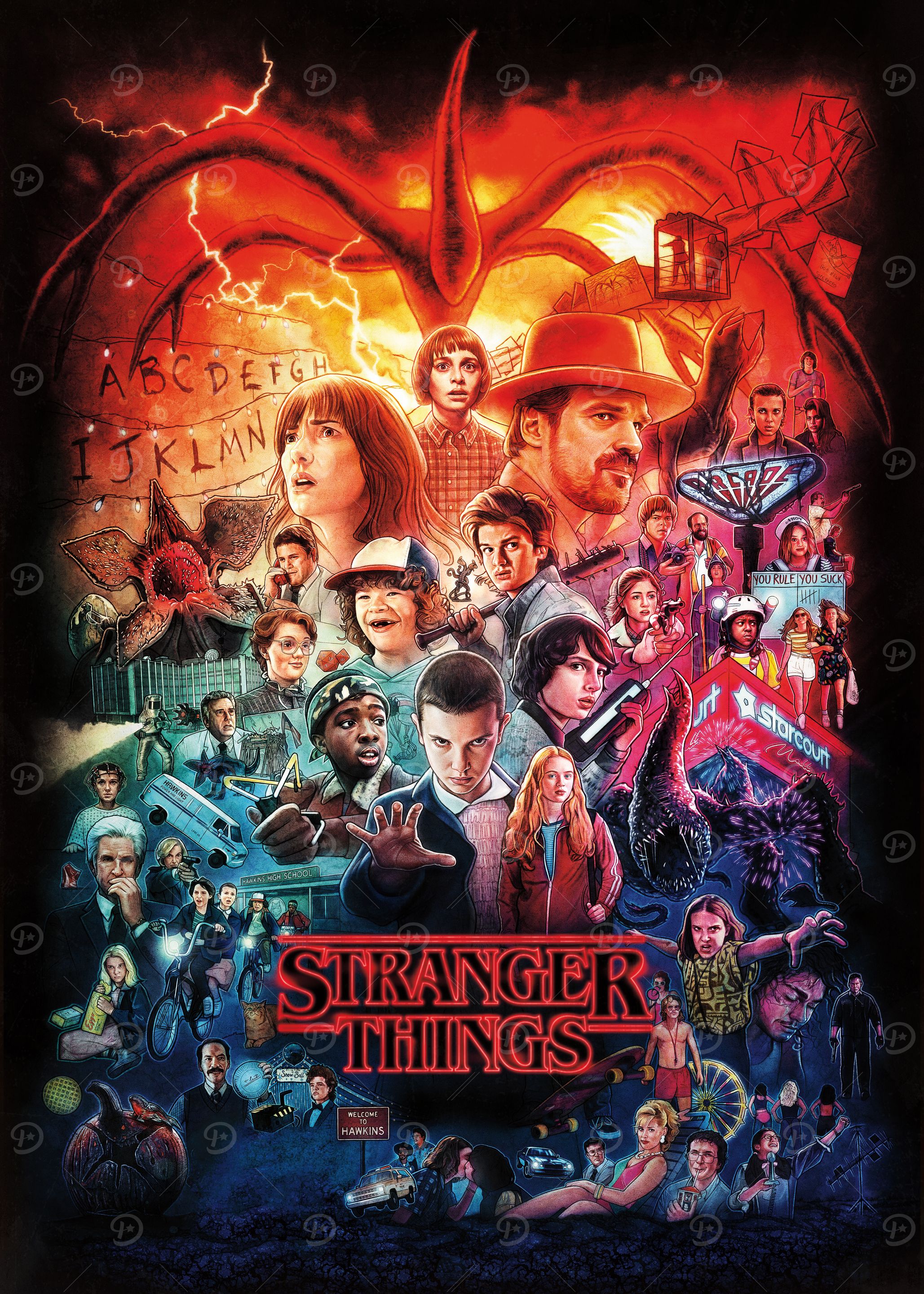 Stranger Things Series Posters - Officially licensed merchandise