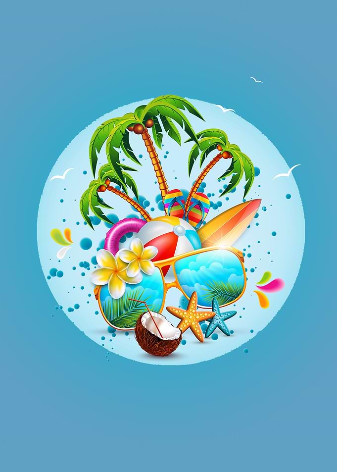 Summer holiday beach