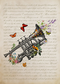 Cornet with Flowers