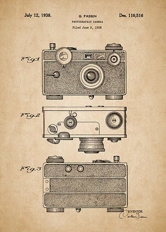 Vintage Camera Patent
