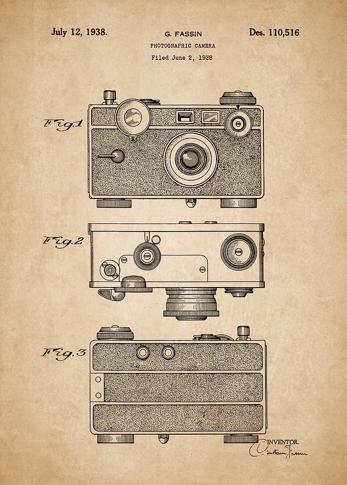 Vintage Camera Patent