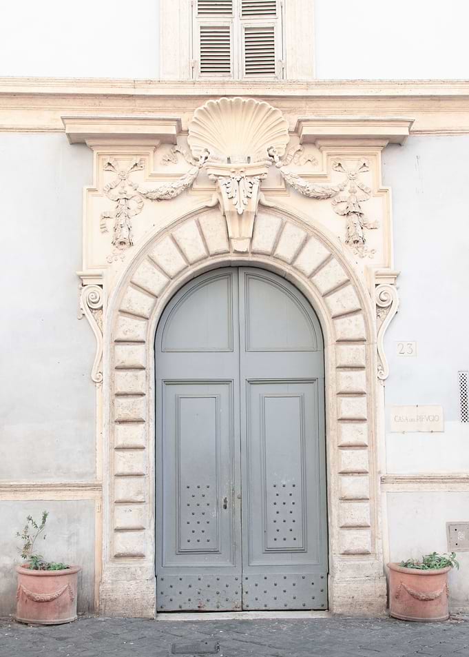 Soft Blue Door Trastevere