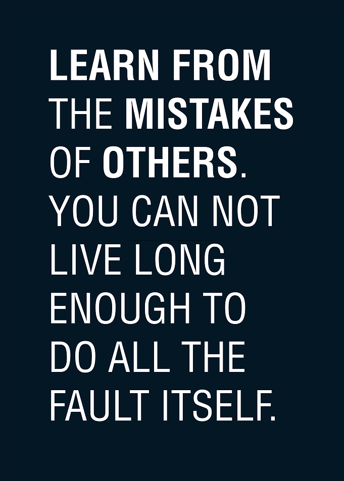 Learn From Mistakes