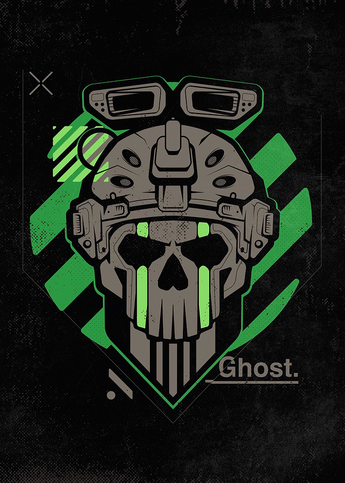 Ghost Mask green