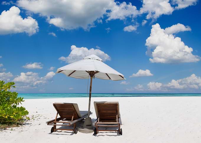 tropical beach and sea