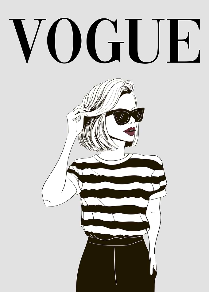 Vogue Cover Girl Woman