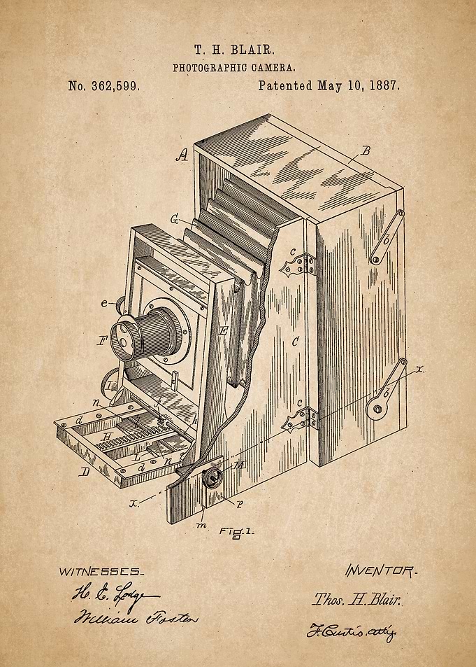 Vintage Camera Patent