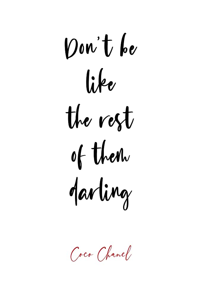 Coco Chanel Quote
