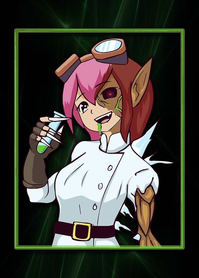 Biopunk Anime Girl