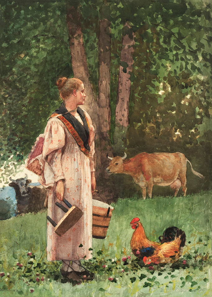 The Milk Maid 1878