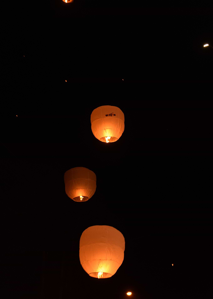 lanterns night