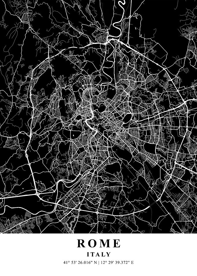 Rome City Italy Map
